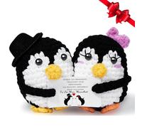 Gkmamrg Birthday Gift for Women Men Couple - Wheat Wedding Anniversary Penguins Lovers, Valentine's Day, Anniversary, Wedding, Original & Fun