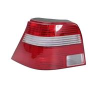 GKQRKVNM Brake Light Compatible With VW For Golf 4 1998 1999 2000 2001 2002 2003 2004 2005 2006 2007 2008 Tail Light Rear Warning Brake Light Turn Signal Auto Lamp Housing(White Left)