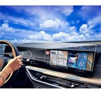 GKQRKVNM Car modification Compatible With BMW X5 M60i X6 FOR XDrive 40i FOR Idrive 8 M60i 2024 Tempered Glass Car Infotainment Radio GPS Navigation Screen Protector