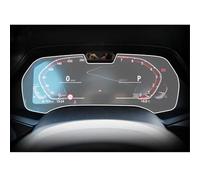 GKQRKVNM Compatible With BMW X5 X6 X7 G05 G06 G07 2019 2020 Tempered Glass Car GPS Navigation Screen Protector Film protective film(Dashboard with hole)