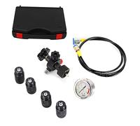 GKSNCJSMF Hydraulic Accumulator Nitrogen Charging Fill Gas Valve Pressure Test Kit, 250Bar 3500PSI Inflatable Tool 7/8-14UNF 5/8- -18UNF 5/16- -32UNF for Nitrogen Pressure Test System