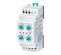 GKT-03 3x380VAC Non-Neutual Three-Phase Under Over Voltage Relay 1Pcs