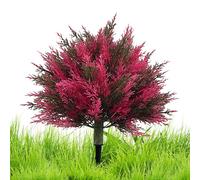 Gkumgwo Artificial Cedar,Outside Faux Tree with Stake | Easy Maintenance, 24-inch Tall Artificial Plants for Yard Lawn Porch Landscaping Walkway Backyard Garden Patio Decor