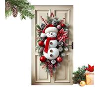 Gkumgwo Christmas Door Decorations | Artificial Large Party Equipment - Door Banner Party Decoration | For Indoor Outdoor Wall Bedroom Living Room Patio Tree Office