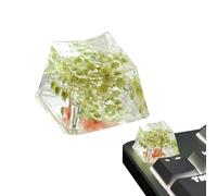 Gkumgwo Flower Resin Keycaps,Gypsophila Sa Profile Keycap - Shine Through Translucent, Game Keyboard, Sa Profile, Esc Keycap With Eternal Flower Design For Enhanced Game Experience
