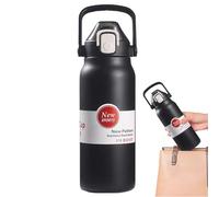 Gkumgwo Insulated Water Bottles,Temperature Control Water Bottle - Leakproof Portable 1300Ml Cup Jug for Drinking Daily Sports Camping Hydration Gym Outdoor Work Traveling