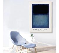 GKUVBF Abstract Canvas Paintings Mark Rothko Print Graffiti Minimalism Art Posters and Prints Wall Art Pictures for Living Room 80x120cm Frameless