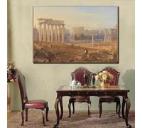 GKUVBF Ancient Rome Architecture Landscape The Old 18th Century Artwork Canvas Poster And Prints Wall Art Pictures Home Decor 70x110cm Frameless