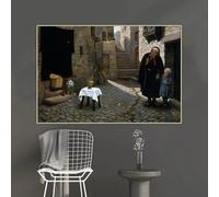 GKUVBF Arthur Hughes Deceased neighbor Canvas Picture Art Picture Print Poster Wall Art Picture Home Interior Wall Decor(40x50cm/Frameless)