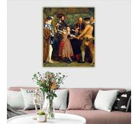 GKUVBF John Everett Millais The Ransom Canvas Painting Artwork Poster Print Picture Wall Decor Home Living Room Decoration(40x50cm/Frameless)