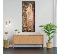 GKUVBF Phoebe Anna Traquair Woman Artworks Poster The Progress of A Soul Print Canvas Painting for Modern Room Home Decor(60x180cm/Frameless)
