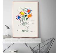 GKUVBF Picasso Minimalist Art Print Cubist Don Quixote Acrobat Gallery Wall Decor Modern Exhibition Style Canvas Home Decor(50x70cm/Frameless)