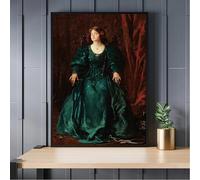 GKUVBF Renaissance Women Portrait Retro Art Canvas Painting Victorian Wall Art Print Picture Living Room Home Decor Decor(60x80cm/Frameless)