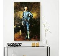 GKUVBF Thomas Gainsborough《The Blue Boy》Canvas Art Prints Painting Artwork Poster Picture Modern Wall decor Home Decoration 60x90cm Frameless