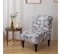 GKXLH Armless Accent Chair Cover Stretch Armless Chair Slipcover Chair Seat Protector
