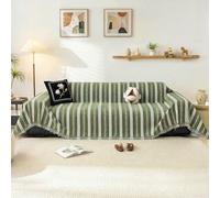 GKXLH Sofa Cover Washable - New Soft 800gsm Chenille Sofa Covers 2 3 4 Seater, Non Slip Love Seat Sofa Slipcovers, Couch Covers for Sectional Sofa, Couch Cover for Pet Furniture Protector (180x340cm)