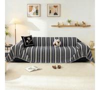 GKXLH Sofa Cover Washable - New Soft 800gsm Chenille Sofa Covers 2 3 4 Seater, Non Slip Love Seat Sofa Slipcovers, Couch Covers for Sectional Sofa, Couch Cover for Pet Furniture Protector (180x340cm)