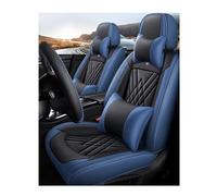 GKXTLTONG 5 Seats Leather Car Seat Covers for Tesla Model 3 (facelift 2023) 2023 2024-, Full Set Automotive Vehicle Seat Cushion Protector Wear Resistant Waterproof,A/Black-Blue-A/Luxurious
