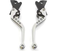 GKXTLTONG Motorcycle Brake Clutch Lever for Kawasaki Vulcan 1500 1987-2010 Vulcan 1600 2003-2010 2009, Master Cylinder Reservoir Levers Motorcycle Brakes Master Handlebar Levers,A/147mm Silver