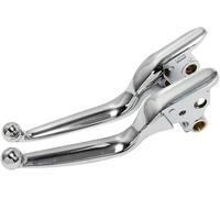 GKXTLTONG Motorcycle Brake Clutch Lever for Softail Breakout Fat Boy/Deluxe/Heritage Classic FLS Slim Street Bob 2015-2021, Master Cylinder Reservoir Levers Motorcycle Brakes Master Handlebar Levers