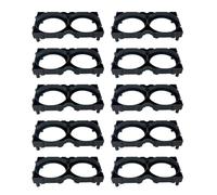 GKYQVE 10pcs 66160 Lithium Batteries Holder Frame Stackable For Space Efficiency Strong Shockproof Properties Stackable Battery Brackets