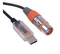 GKYQVE 180cm USB To DMX512 Adapter Cable With RS485 Converter For Stage Lighting 3 Pin Connection Efficient Event Planning Equipment