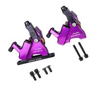 GKYQVE 1Pair Flat Mount Hydraulic Road Bikes Brake Hydraulic Disc Brake Mechanical Wire Pull Bicycles Caliper Mechanical Wire Pull Bicycles Caliper