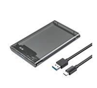 GKYQVE 2.5Inch External Hard Disc Enclosure Featuring High Resiliences PC Shell And Easy Setups Fast Data Transfer Speed External Hard Drives Case