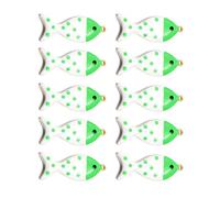 GKYQVE 2 Customizable Double-Sided Fish Charm Lightweight Alloy Jewelry Accessories for Sensitive Skin Gifts Hand Glass Pendant