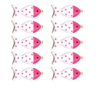 GKYQVE 2 Customizable Double-Sided Fish Charm Lightweight Alloy Jewelry Accessories for Sensitive Skin Gifts Hand Glass Pendant