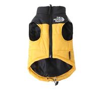 GKYQVE 2 Leg Dog Cotton Coat Adjustable Strap Easy to Wear Warm Wind Resistant Jackets for Outdoor Activity Walking Essential Windproof Dog Coat