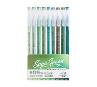 GKYQVE 2 Multicolor Gel Pens for Color Coding, Card Making & Drawing | 9 Assorted Needle Tip Journal Pens Journaling Pen Set