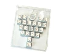 GKYQVE 21PCS Keycaps with Heart Shape and Butterfly Theme Original Height 21 Keys Compatible for Various Keyboards Keycaps