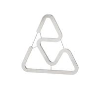 GKYQVE 2Pcs Multifunctional Camping Storage Hook Tent Lamp Hanger Outdoor Stainless Steels Double Headed Hanger Enduring Outdoor Stainless Steels