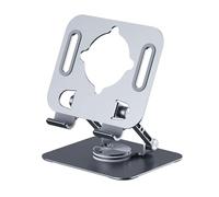 GKYQVE 360 Degree Rotatable Computer Stand Foldable Storage Adjustable Heights Angled Sturdy Construction for 15.6inch Laptops Portable Laptop Stand