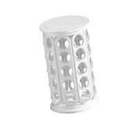 GKYQVE 360 Degree Rotating Coffee Pods Holder Organizes 40 Kitchen Accessory Space Saving Storage Stand ABS Coffee Dispenser Stand