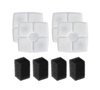 GKYQVE 4/8 / 12pcs Pet Water Fountain Filter Replacement Sponge Drinking Filtrations Accessory Purifications Foams Set Pet Fountain Filter Foam Replacement
