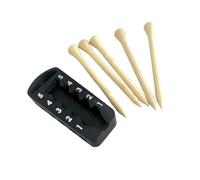 GKYQVE 5 Position Golf Tees Height Adjuster with Number Markings Compacts Light Weight for Easy Storage in Bag Adjustable Tees Height Tool