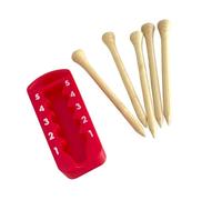GKYQVE 5 Position Golf Tees Height Adjuster with Number Markings Compacts Light Weight for Easy Storage in Bag Adjustable Tees Height Tool