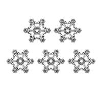 GKYQVE 5Pcs Antique Thread Bobbins Metal Embroidery Thread Winders For Sewing Embroidery Winding Holder Plate Floss Bobbin Holder