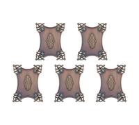 GKYQVE 5Pcs Antique Thread Bobbins Metal Embroidery Thread Winders For Sewing Embroidery Winding Holder Plate Floss Bobbin Holder