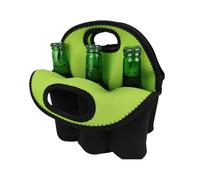 GKYQVE 6 Pack Beer Cooler Tote Neoprene Bottle Can Insulated Beverage Carrier For 12oz/330ml Bottles Camping Bottle Holder Diving Tote Bag
