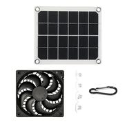 GKYQVE 7W Monocrystalline Solar Ventilation Fan Computer Component Cooling Solution with Quiet Operations Technology Computer Component Solar Ventilation