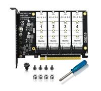 GKYQVE Advanced 4 Slot NVME Drive Offering Fast Data Transfer and Reliability PCIe NVME