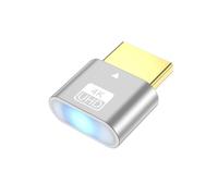 GKYQVE Aluminum Alloys HDTV Dummys Plugs Virtual Adapters with Programmable EDID Chip for Remote Desktop Control Headless Graphics Card Adapters