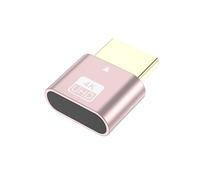 GKYQVE Aluminum Alloys HDTV Dummys Plugs Virtual Adapters with Programmable EDID Chip for Remote Desktop Control Headless Graphics Card Adapters