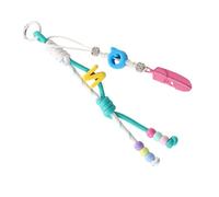GKYQVE Artistic Artisanal Phone Charm Cord with Polyacrylate Sphere Accents for Keychains and Addons Phone Hanging Rope