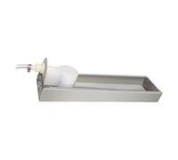 GKYQVE Auto Watering Chicken Drinker Food Safe Stainless Steel Farm Poultry Drinking Equipment for Hydrations Spill Proof Poultry Waterer
