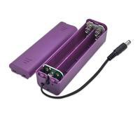 GKYQVE Battery Case Box with Physical Switcher 8x2A Compartments DC12V Plug Integration Weatherproof Holder Box for