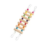 GKYQVE Bird Ladder Bridge For Raw Wood And Edible Dye Helping Parrot With Balance Easy Installation For Small To Medium Birds Parrot Toys African Grey Small Parrots Large Birds Conure Macaw Toys